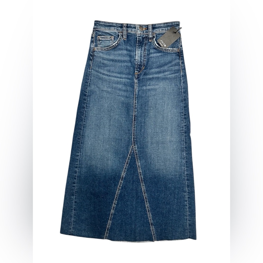 JOE’s Jeans Denim Maxi Skirt Blue Soraya Y2K Classic Women Size 25 $218 MSRP NWT - Picture 7 of 13